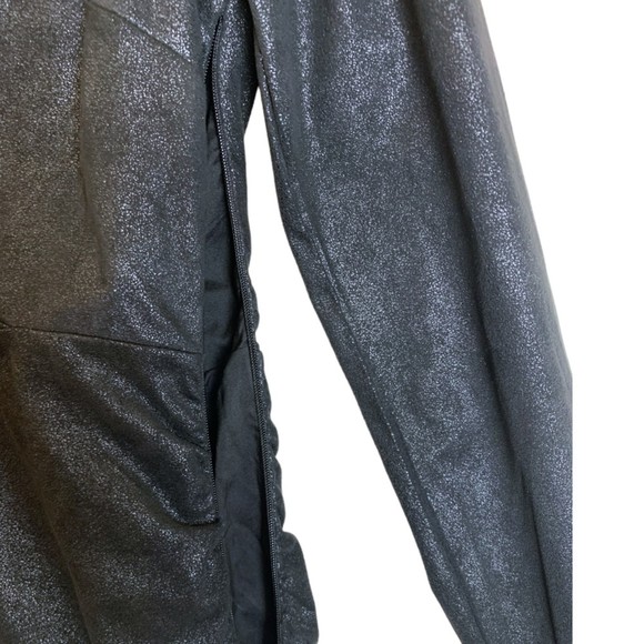 Revolve Likely Black Metallic V Neck Long Sleeve Party Dress 2 Lined Stretch - Picture 6 of 6